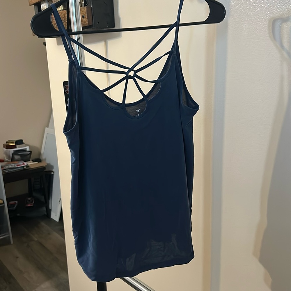 Navy blue, Small, spaghetti strap, American Eagle